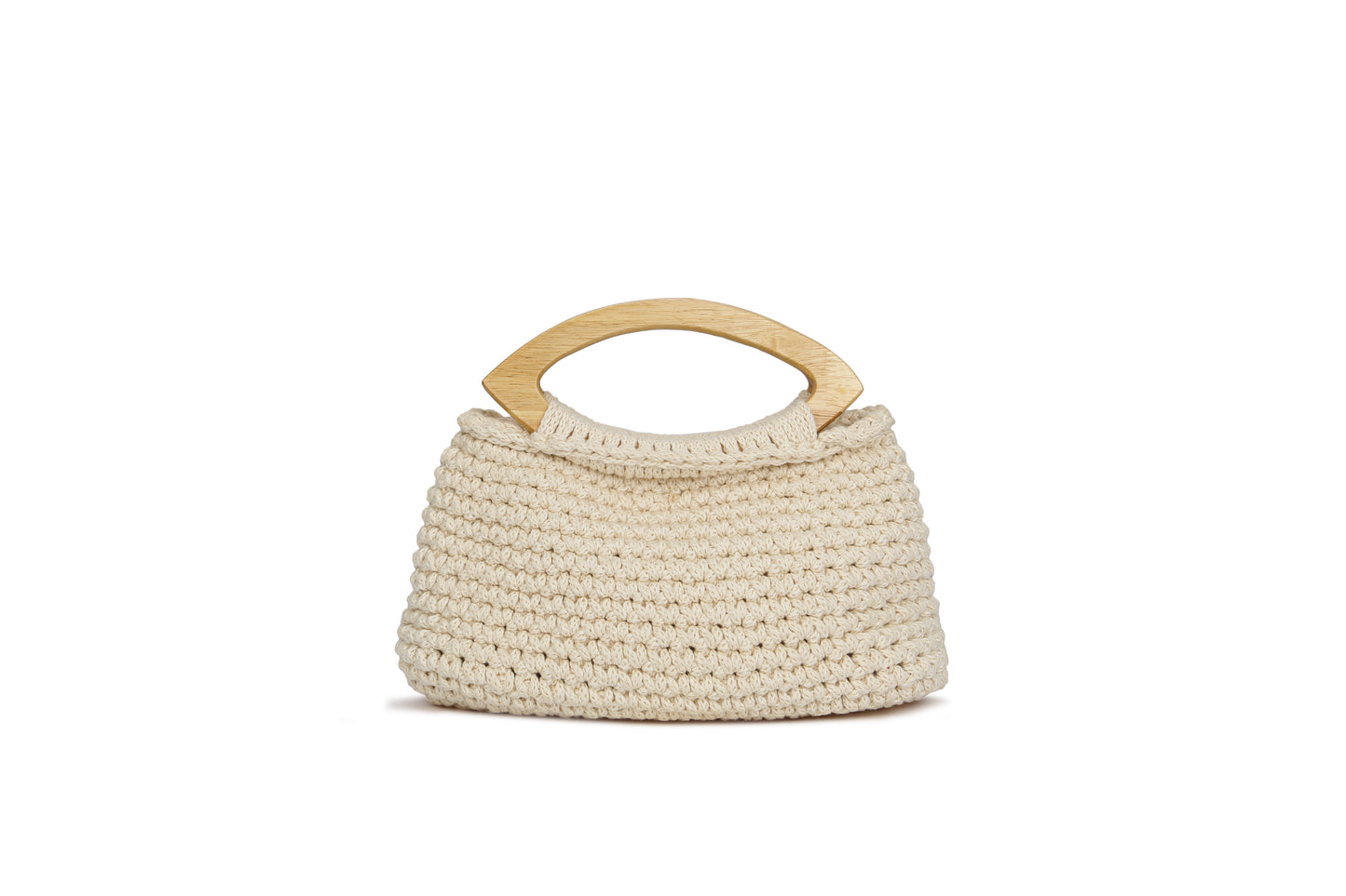 Amarile - 100% Algodón Asas de Madera