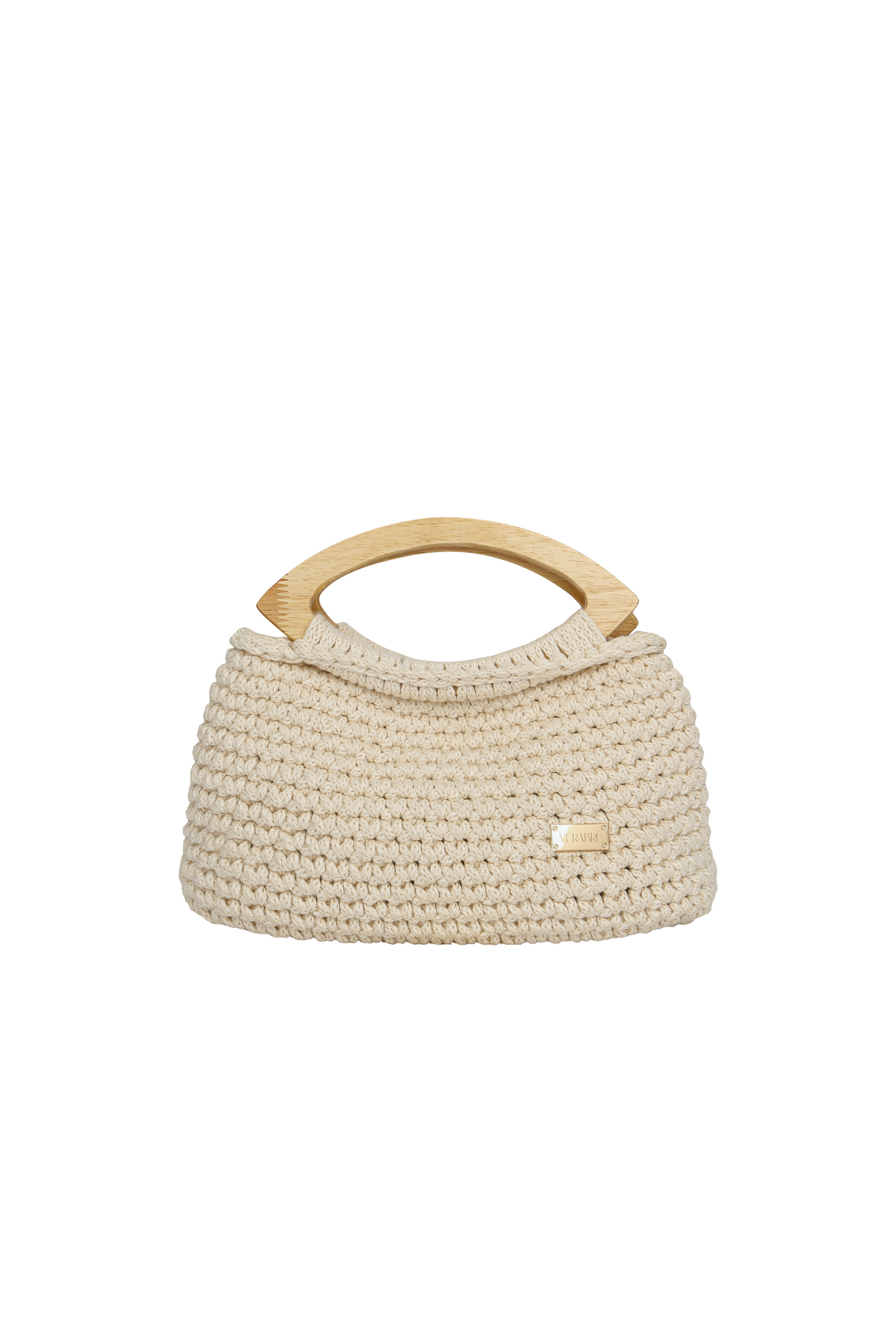 Amarile - 100% Algodón Asas de Madera